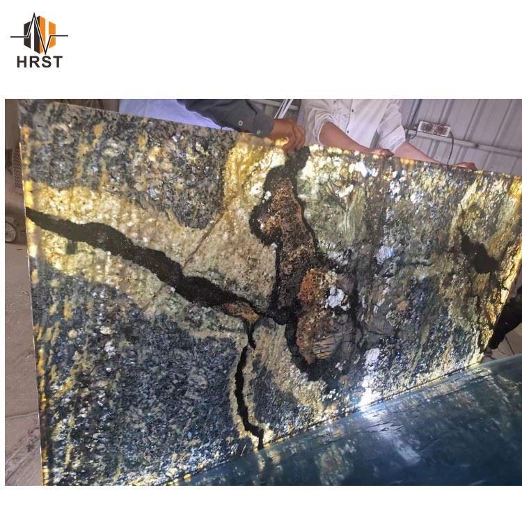 Shangri-La Golden Brown Granite Backlit Shangri-La Golden Brown Granite Backlit
