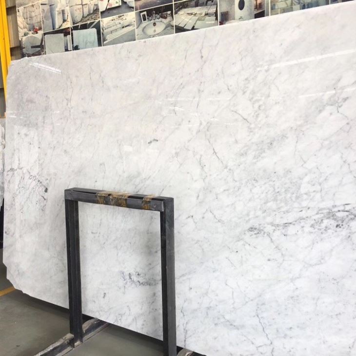 Carrara White Marble Kitchen Countertop (6) Carrara White Marble Kitchen Countertop (6)