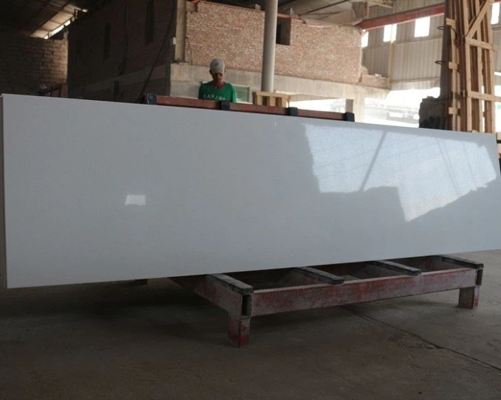 Crystal White Quartz Table Top (2)