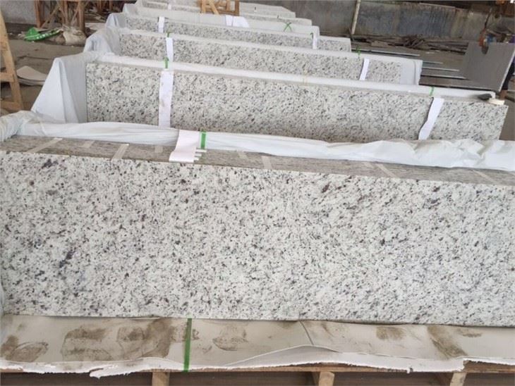 White Ornamental Granite Slab