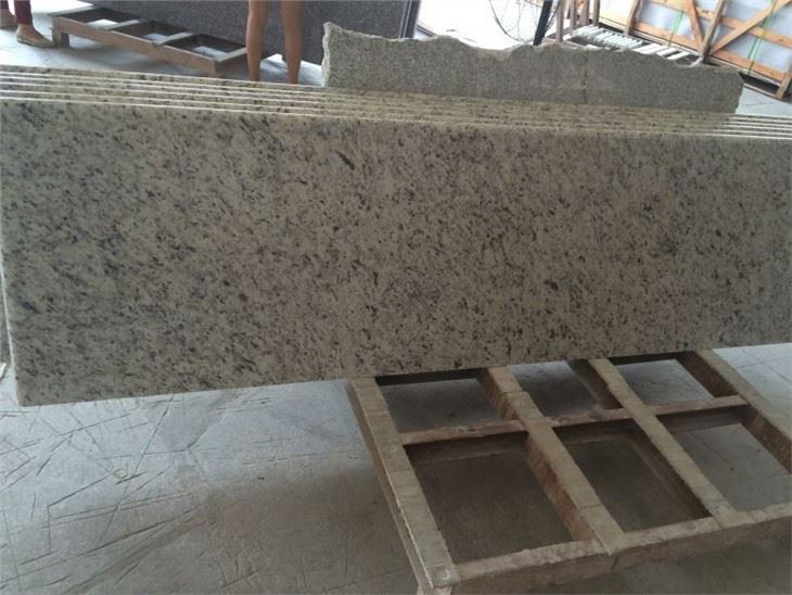 White Ornamental Granite Slab