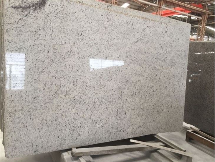 White Ornamental Granite Slab