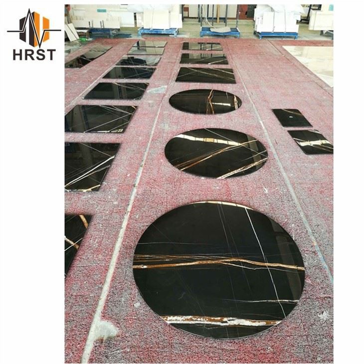 Nero Aziza Marble Sahara Noir Marble Table Nero Aziza Marble Sahara Noir Marble Table