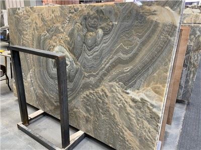 China Peacock Ink Onyx Slab