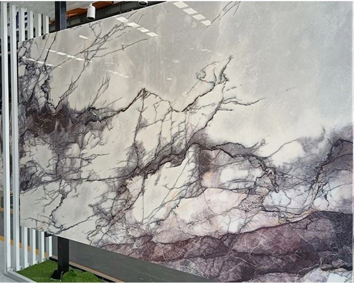 Artist Milas Lilac Marble White Marble For Bath Room Bar Desk Countertop Island Wall Milas Lilac White Marble (4)