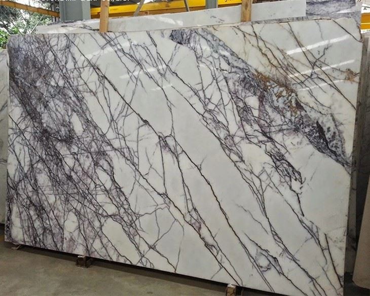 Artist Milas Lilac Marble White Marble For Bath Room Bar Desk Countertop Island Wall Milas Lilac White Marble (6)