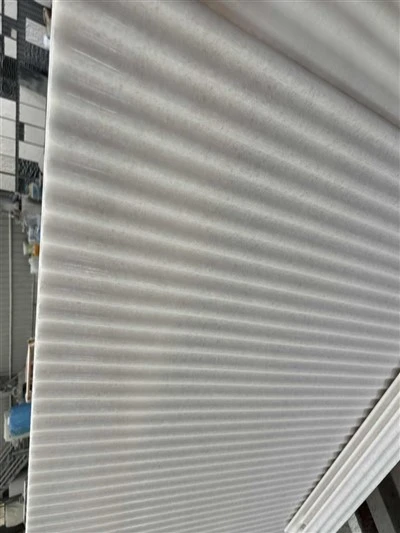 Κρυστάλλινο λευκό μάρμαρο Roman Groove Plate